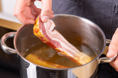 Speck kochen