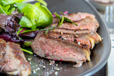 Entrecote in der Pfanne saftig braten