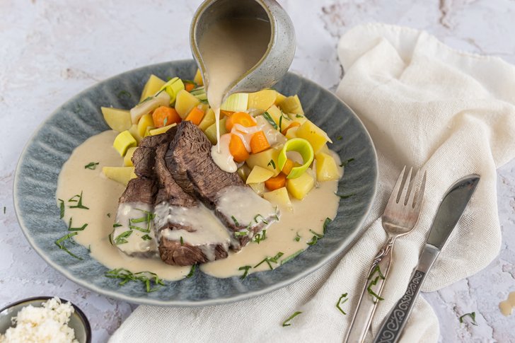 Klassische Meerrettichsauce zu Tafelspitz