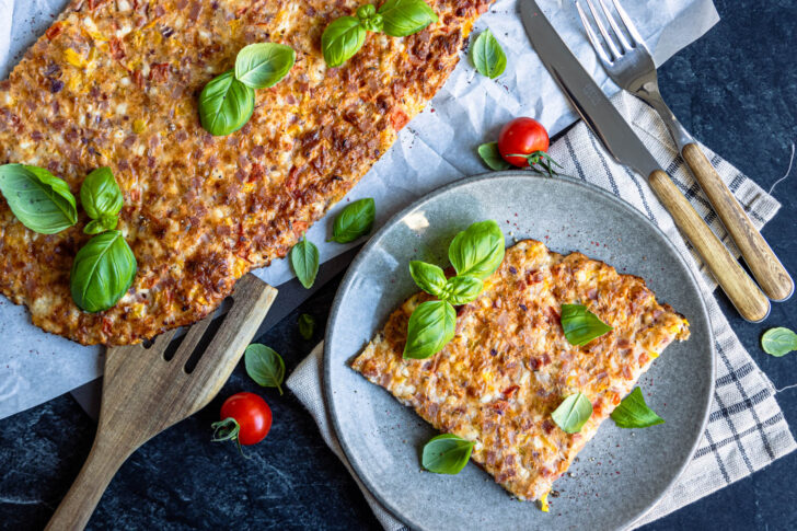 Low Carb Schüttelpizza