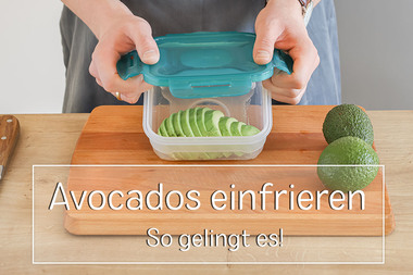 Avocados einfrieren - Titel