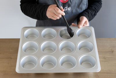 Muffinform fetten