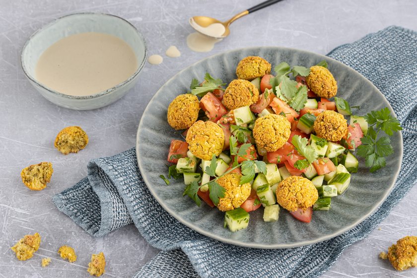 Falafel aus dem Backofen