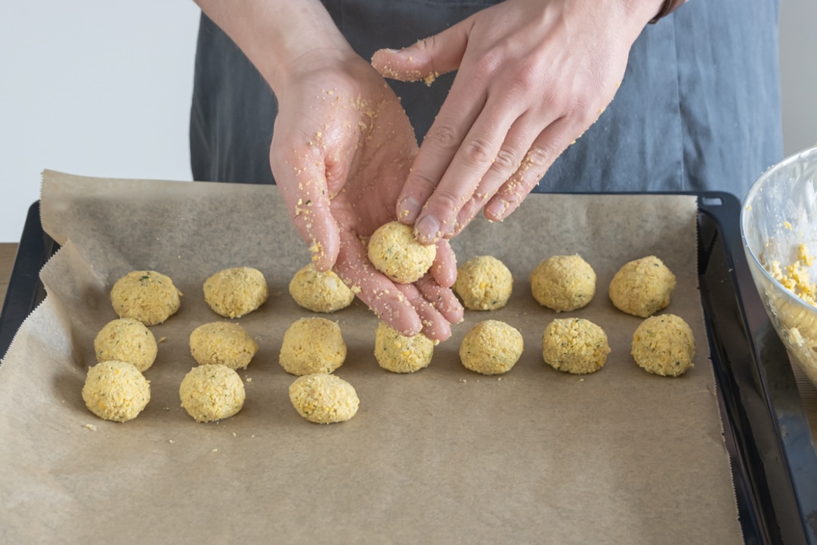 Falafel aus dem Backofen ohne Frittieren | Rezept