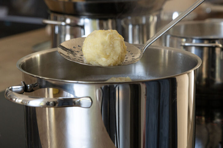 Knödel aufwärmen