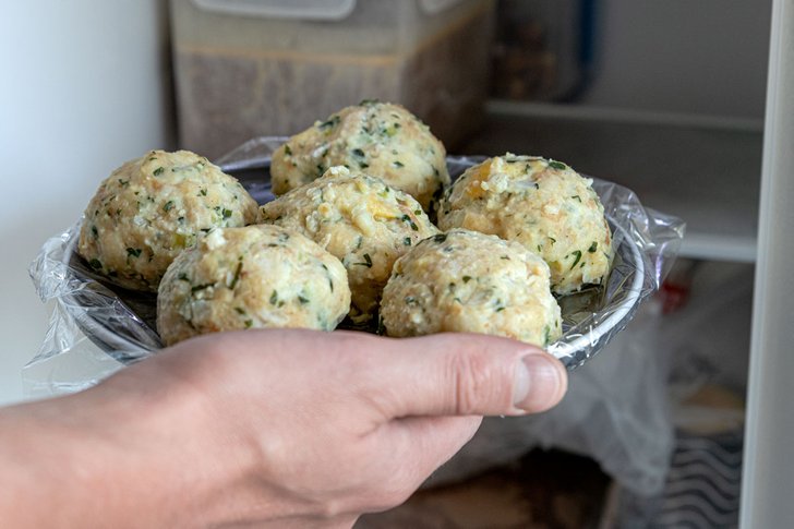 Knödel vorfrieren