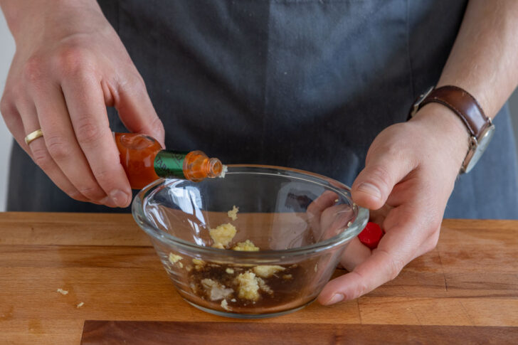 Tabasco zur Marinade geben