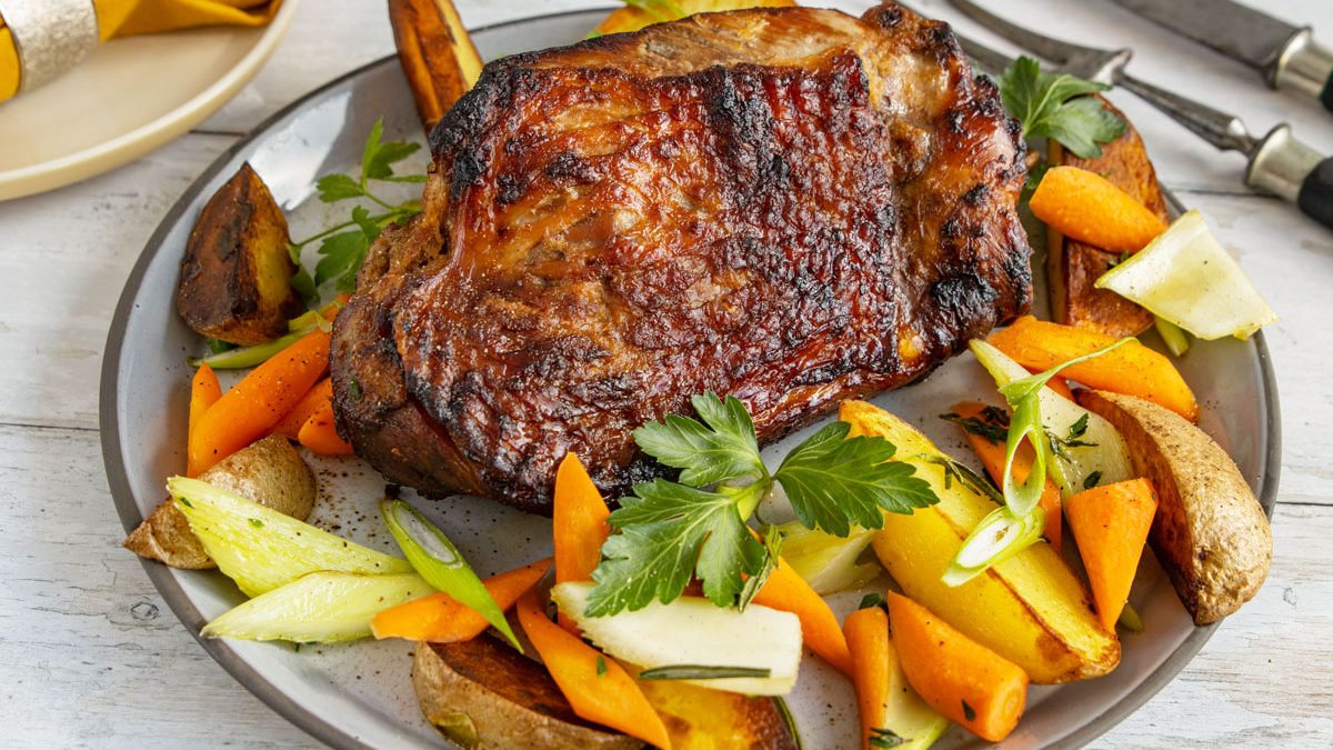 Putenoberkeule knusprig gebraten