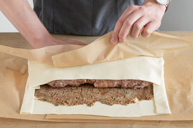 Filet Wellington: Rinderfilet im Blätterteig Filet Wellington: Rinderfilet im Blätterteig