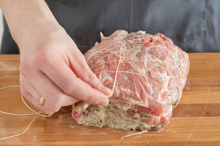 Rollbraten füllen