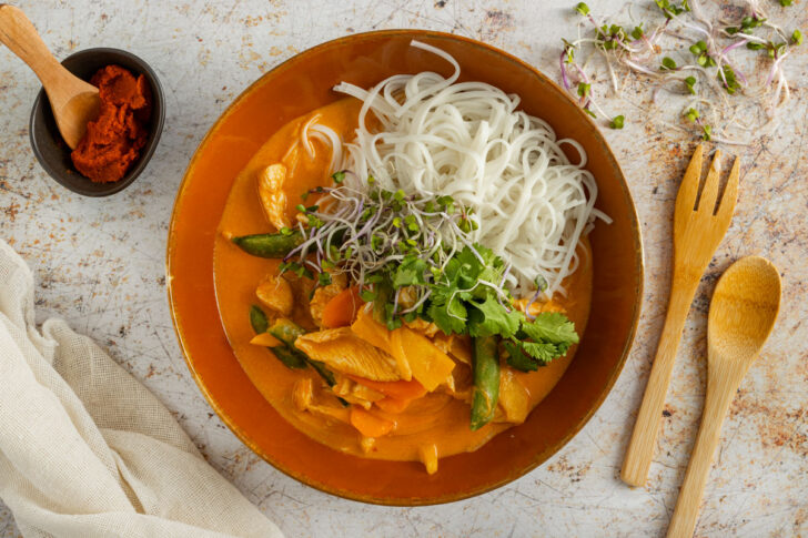 Thai Panang Curry mit Huhn