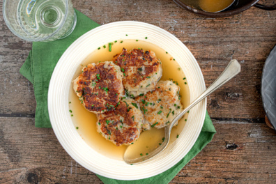 Tiroler Kaspressknödelsuppe - Titel
