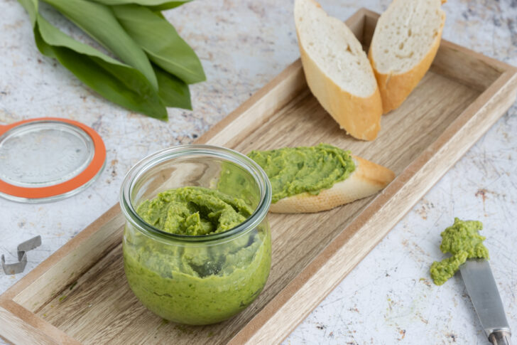 Veganer Bärlauchaufstrich