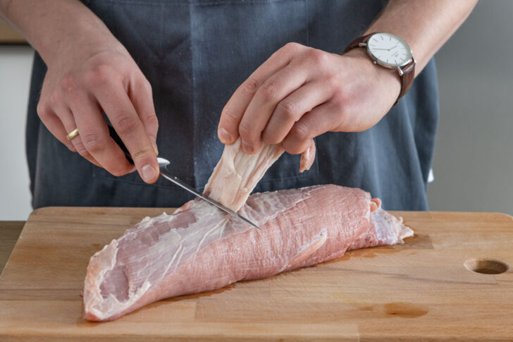 Kalbsfleisch parieren