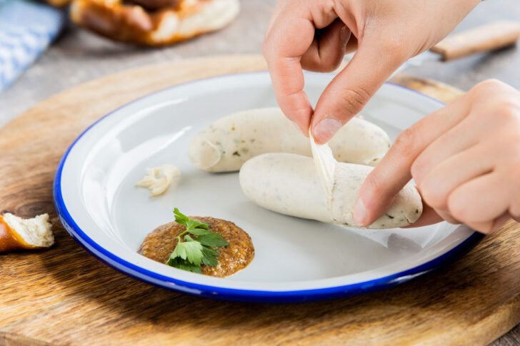 Weißwurst zuzeln