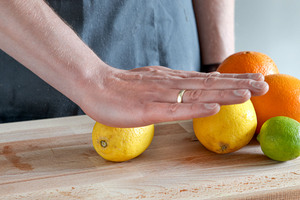 Zitrone rollen