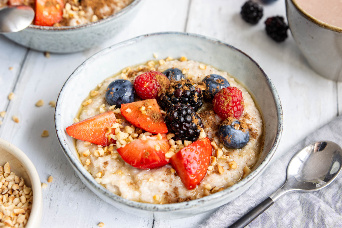 Gesunder Buchweizenbrei zum Frühstück