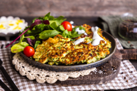 Knusprige Zucchinipuffer