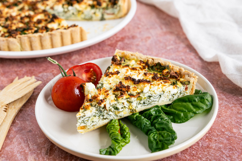 Mangold-Quiche mit Ricotta