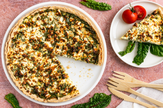 Mangold-Quiche mit Ricotta