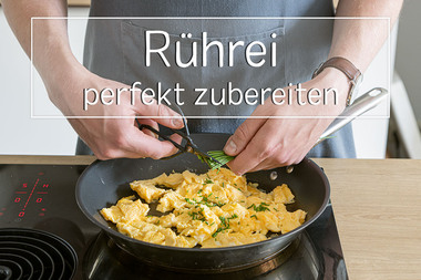 perfektes Rührei zubereiten - Titel