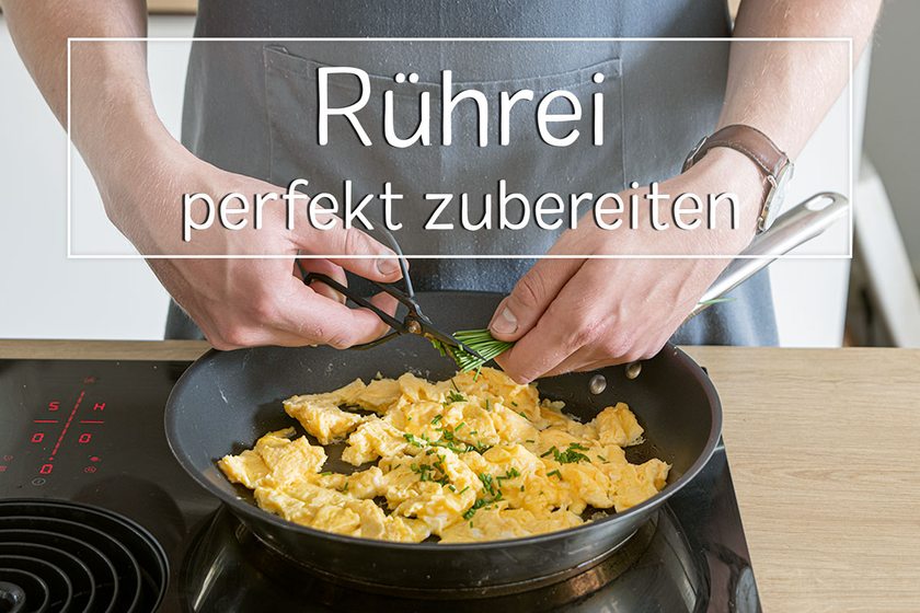 perfektes Rührei zubereiten - Titel