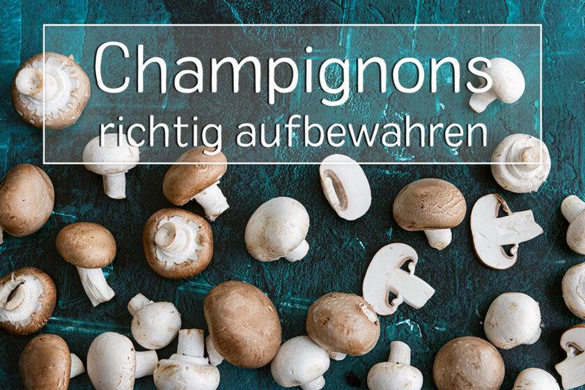 Champignons aufbewahren - Titel