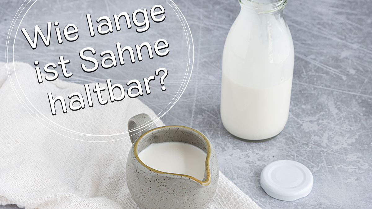 Wie lange ist flüssige Sahne im Kühlschrank haltbar?
