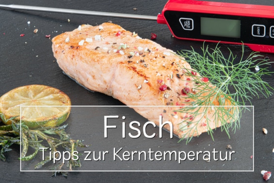 Kerntemperatur von Fisch - Titel