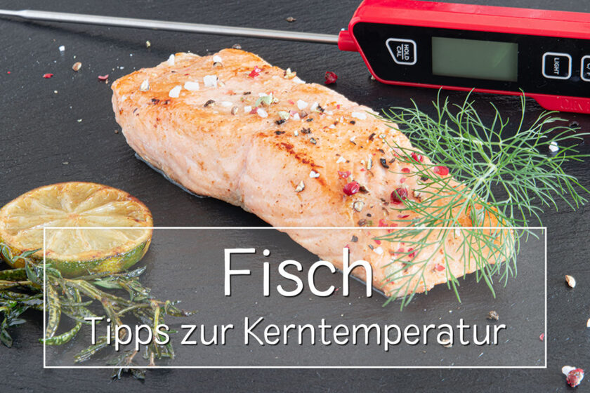 Kerntemperatur von Fisch - Titel