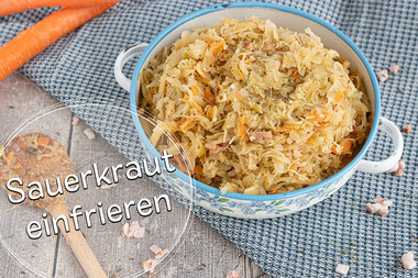 Sauerkraut einfrieren - Titel
