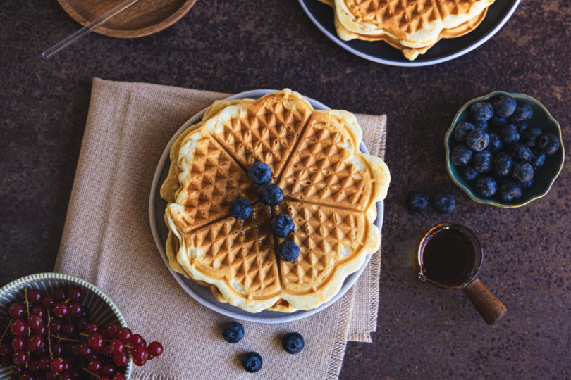 Vegane Waffeln backen
