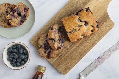 Rezept für Bananenbrot mit Blaubeeren