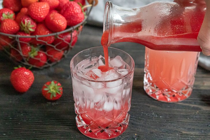 Erdbeersirup