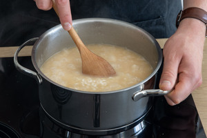 Risotto umrühren