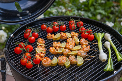 Gegrillte Garnelen mit asiatischer Marinade