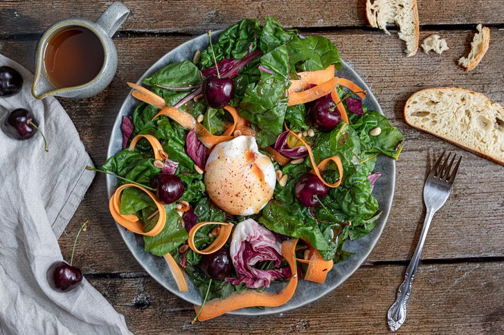 Mangoldsalat mit Burrata