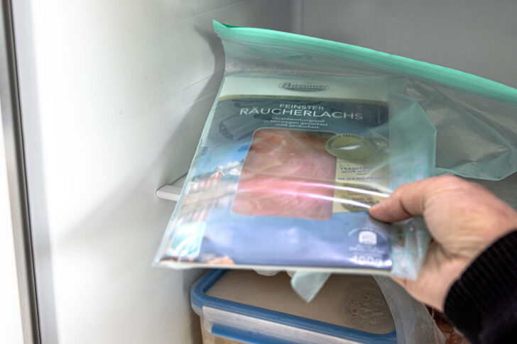 Räucherlachs einfrieren