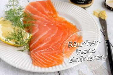 Räucherlachs einfrieren