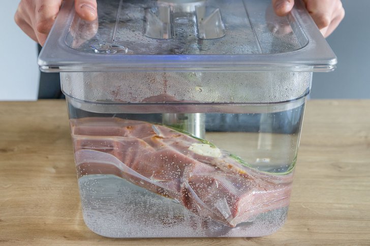 Rinderfilet sous vide garen