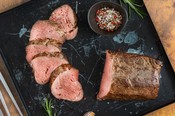 Rinderfilet sous vide gegart