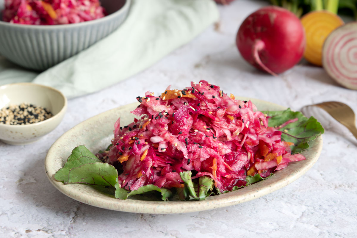 Roher rote Bete Salat