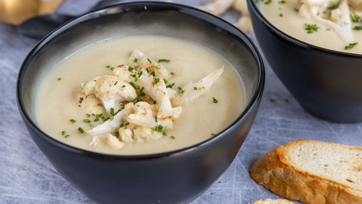 Blumenkohlsuppe mit Kartoffeln: schnell & so einfach
