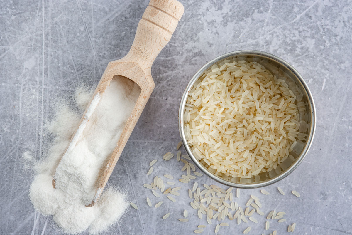 Reismehl als Alternative für Speisestärke