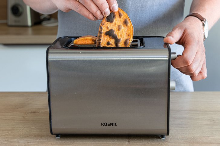 Süßkartoffel im Toaster