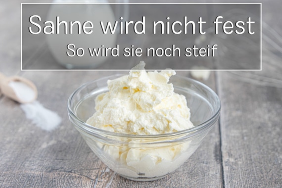 Sahne wird nicht fest: so wird sie noch steif - eat.de