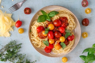 Tomatenragout mit Pasta