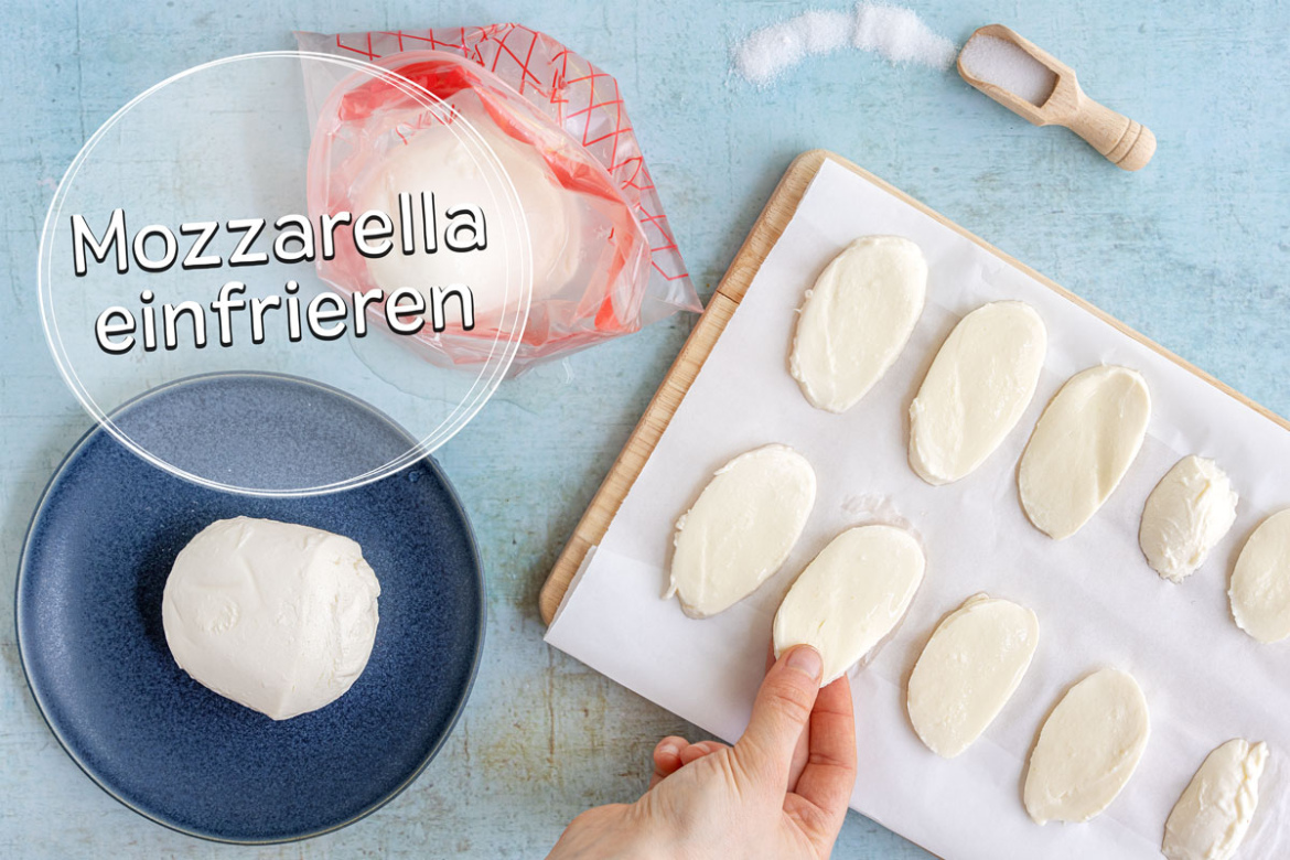 Mozzarella richtig einfrieren So wird