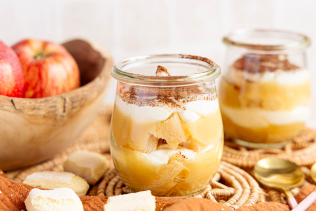 Apfeltiramisu im Glas