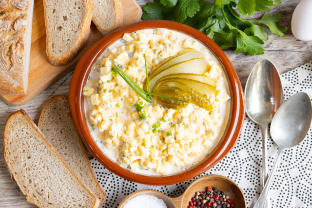 Einfacher Eiersalat nach klassischem DDR-Rezept